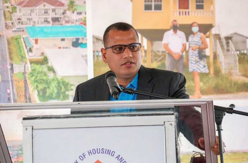 Minister of Housing and Water, Collin Croal