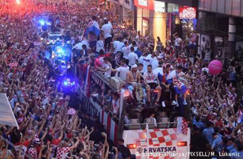 The Croatia team return from the World Cup in Russia - Zagreb, Croatia - (REUTERS/Marko Djurica)