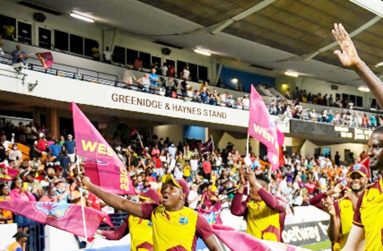 Crowds at Kensington Oval in Barbados for the final Twenty20 International of the five-match series against England last January