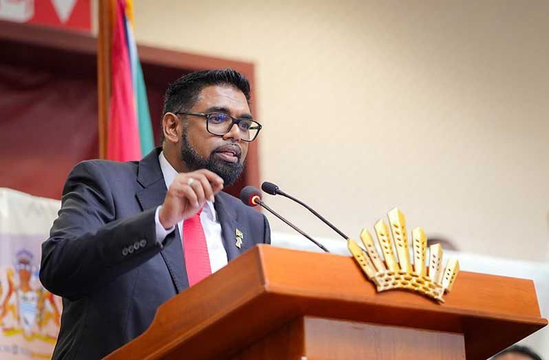 President, Dr. Irfaan Ali