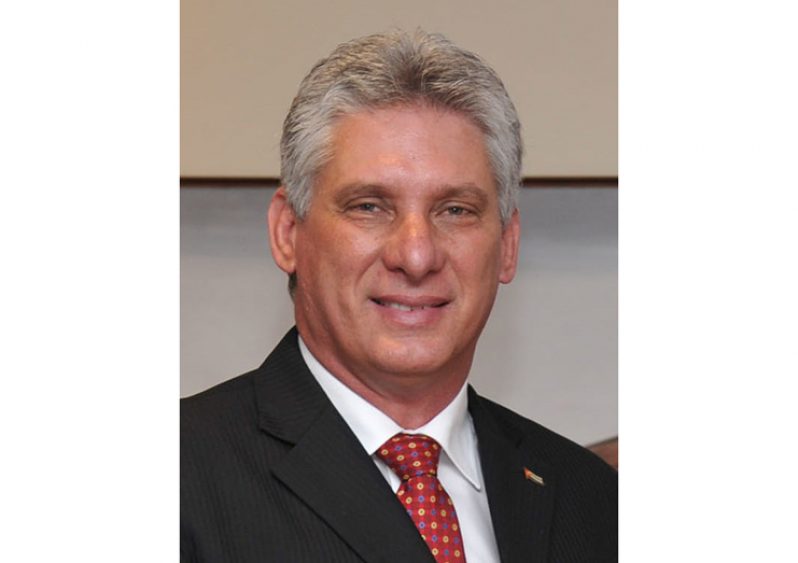 Cuba’s Head of State and President, Miguel Diaz-Canel Bermudez