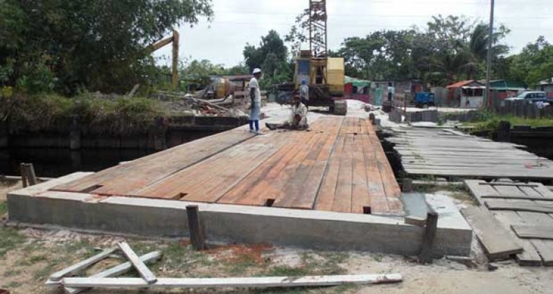 The ‘B’ Field, Sophia culvert is almost completed