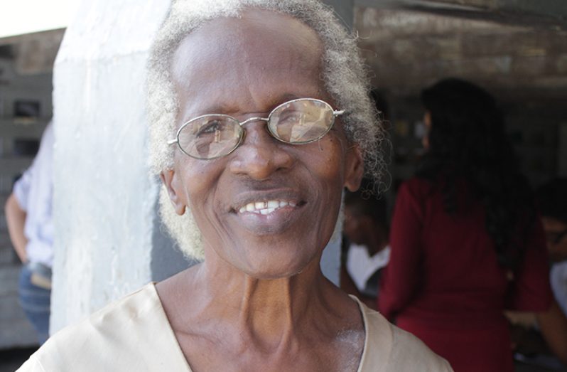 Seventy-three-year-old Ruth Audrey Cumberbatch