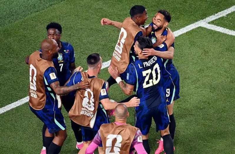 Manchester United forward Matheus Cunha scored twice as Brazil comfortably overcame Haiti - who became the first team to be eliminated from the 2026 World Cup.