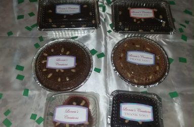 Some of the cakes that were baked by James