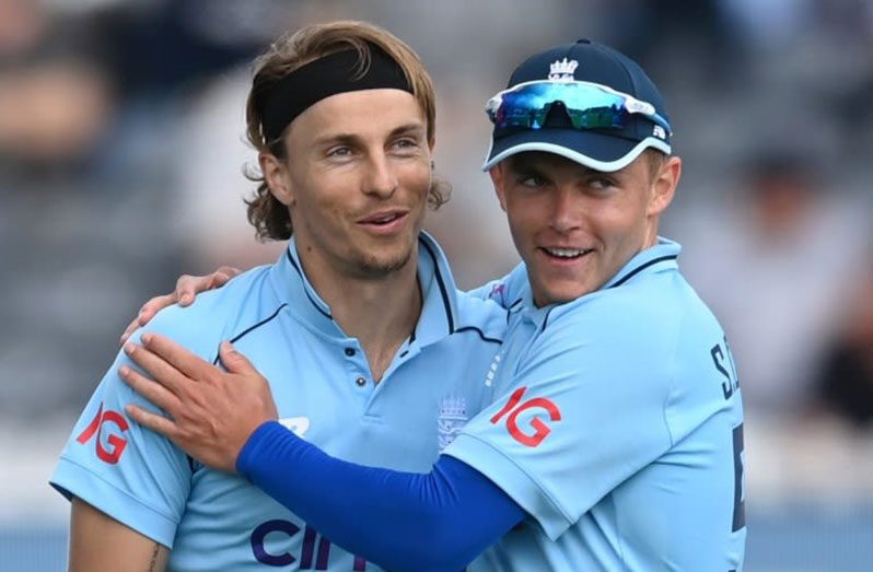 Tom Curran was the brother in the wickets this time around  (AFP/Getty Images)