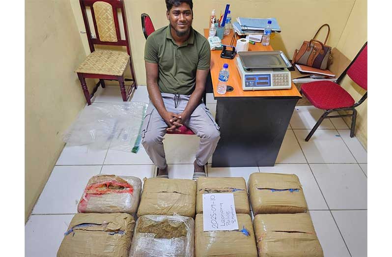 The narcotics, when weighed in Asam’s presence, amounted to 177.675 pounds