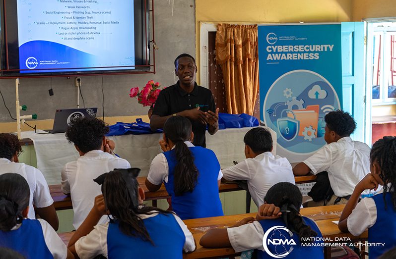 The NDMA hosted a successful Cyber Road Show in Bartica Region Seven, aimed at improving the cyber hygiene of students. The event featured interactive sessions on identifying online threats, safe internet practices, and tips for protecting personal information