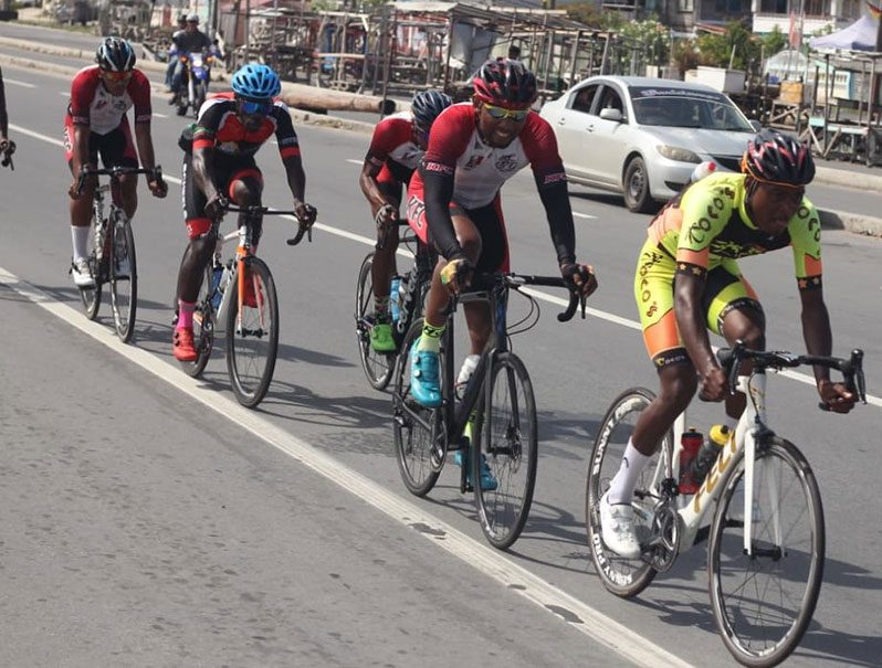 The cyclists will race up and down the East Coast of Demerara today.