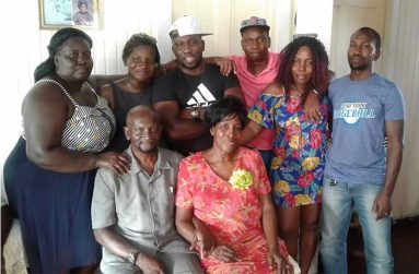 Hubert Muesa and his family
