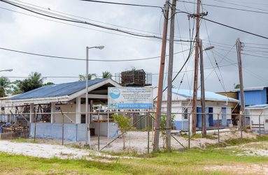 The Guyana Water Incorporated (GWI) Well Station in the community