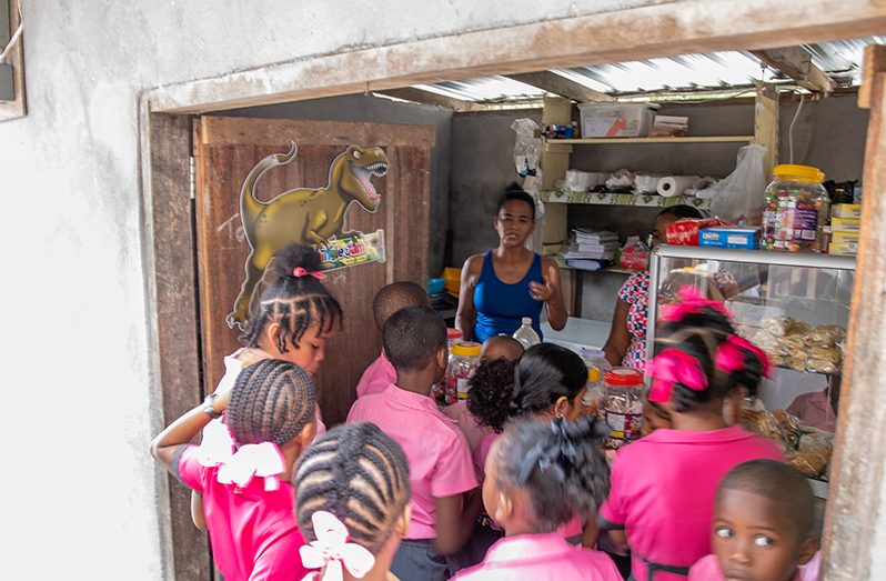 Barbara Collins in her canteen (Delano Williams photos)