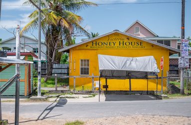 The Victoria Honey House, just at the Entrance of the Village (Delano Williams photo)