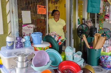 Alicia Grant at her store (Delano Williams photos)