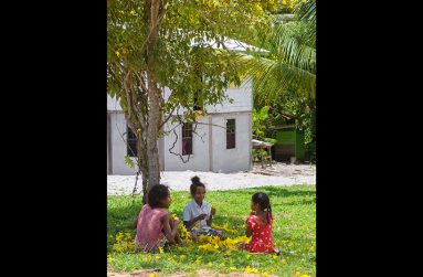 Children at play in Mainstay/Whyaka Village