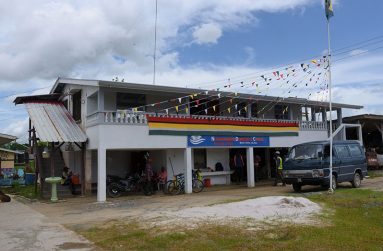 The Herstelling/Little Diamond NDC building at Farm, East Bank Demerara (Delano Williams photos)
