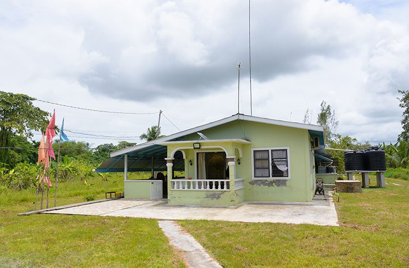 Home of the tailor, Mahindra Ramkissoon (Delano Williams photos)