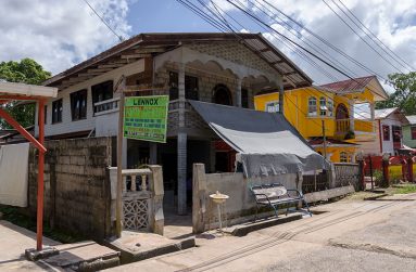 Lennox Parris’ home and business place (Delano Williams photo)
