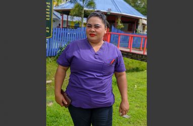 Nurse Pretty Debideen (Delano Williams photos)