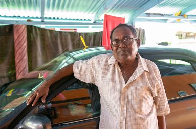 Samraj at his home (Delano Williams photos)
