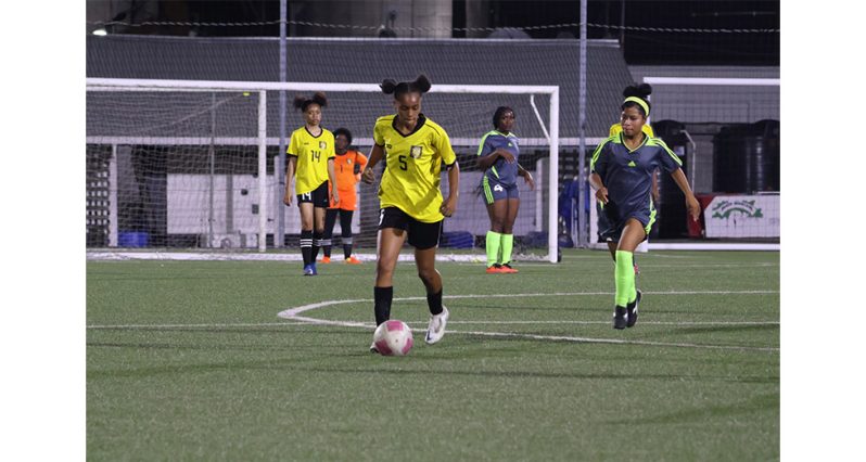The GFF Division One women’s league continued recently