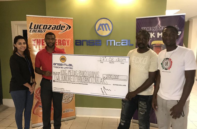 From left: Smalta Brand Manager, Gabriell Lopes, Business Unit Head, Errol Nelson and Andy Medas-King during the presentation
