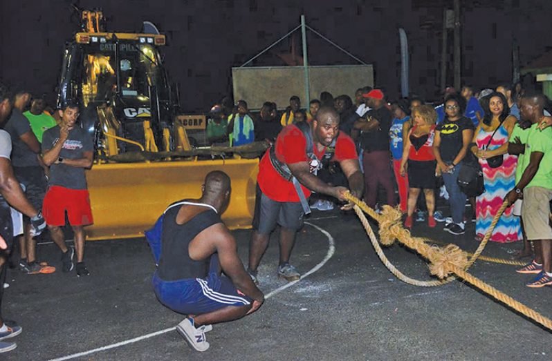 Surinamese Donovan Dongo at last year’s Fitness Games.