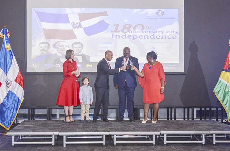 Prime Minister, Brigadier (Ret’d) Mark Phillips, on Friday, said that The Dominican Republic is now a solid partner in Guyana’s quest for development  (Japheth Savory photo)
