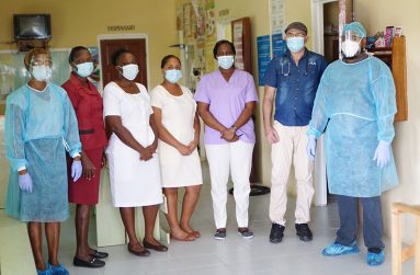 Staffers of the Tuschen Health Centre