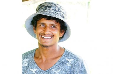 Anil Singh called ‘Sunil’ at the coconut stand (Carl Croker photos)