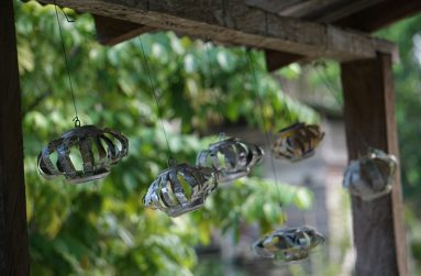 Home-made decorations adorn the house of Buddy Singh