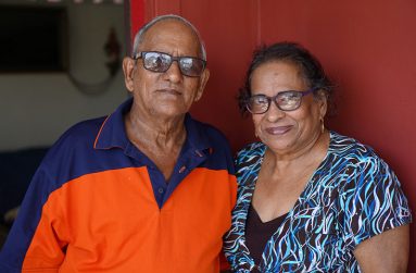 Deonarine and his wife Maurleen Prashad (Carl Croker photos)