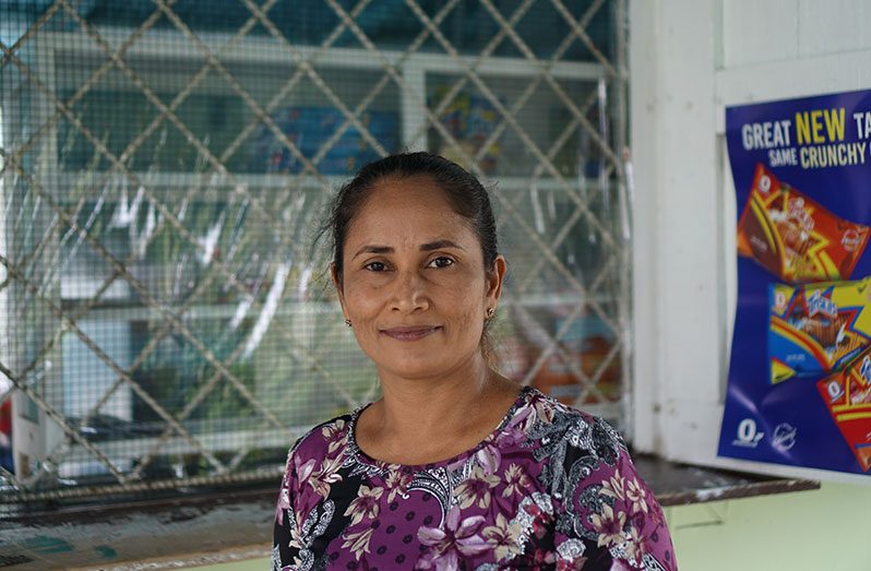 Sandra Sewperasad, called “Priya,” at her shop (Carl Croker photos)