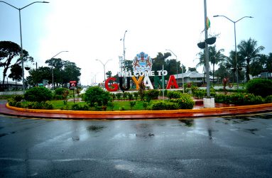 The Welcome Roundabout at Timehri (Carl Croker Photos)
