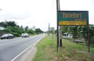 Timehri signage (Carl Croker photos)