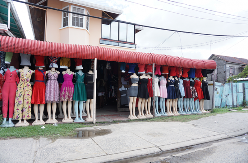 Two of the many stores at Rosignol