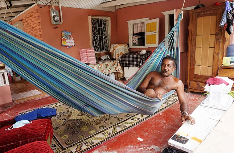 Suresh Ram in his hammock (Carl Croker photos)