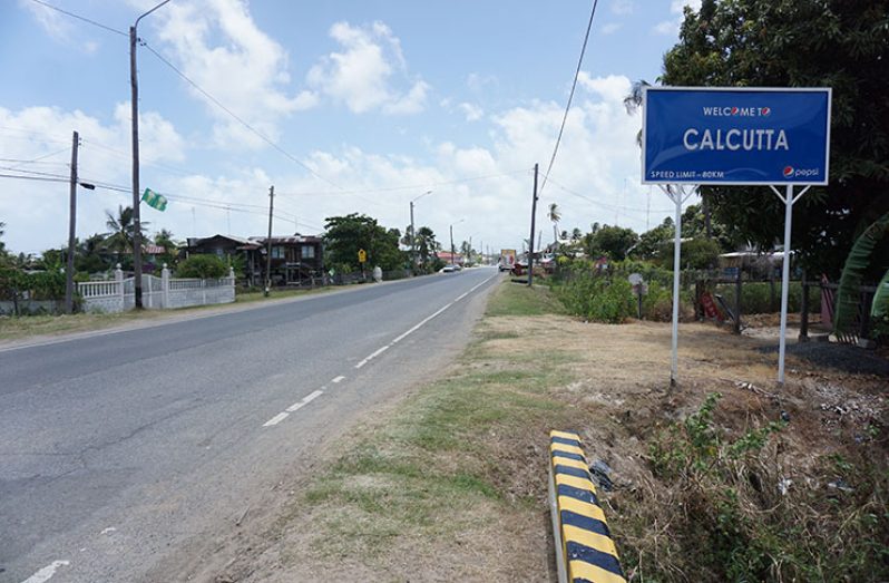 Calcutta Village signage