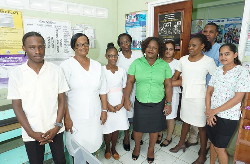 The staffers of Belladrum Health Centre