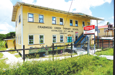 A school in Crabwood Creek Village