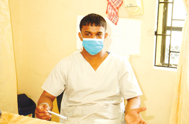 Community Health Worker, Saif Ally (Carl Croker photos)