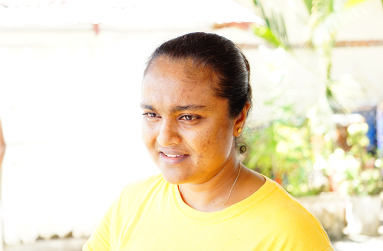 Village teacher, Chandrekha Persaud