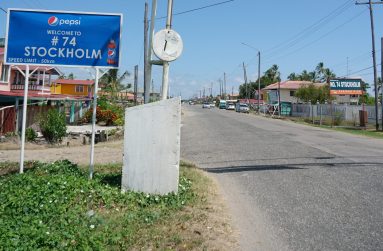 Signage to the village.