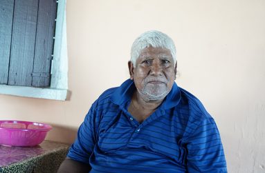 Village elder Mahadeo Kancha (Carl Croker photos)
