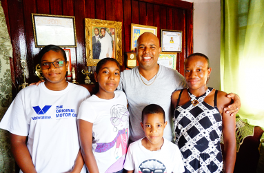 The Gordons and their children