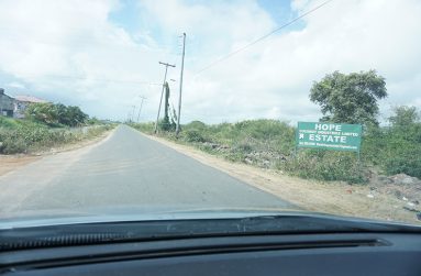The one-and-a-half-mile road to Hope Village