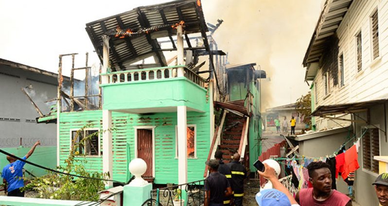 The Kitty house on fire