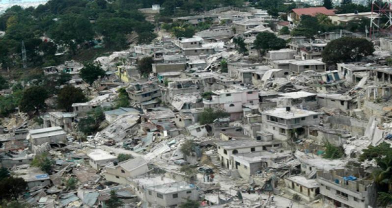 Scene from the 2010 earthquake