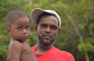 Ralph McGarrell and one of his two sons (Carl Croker photos)