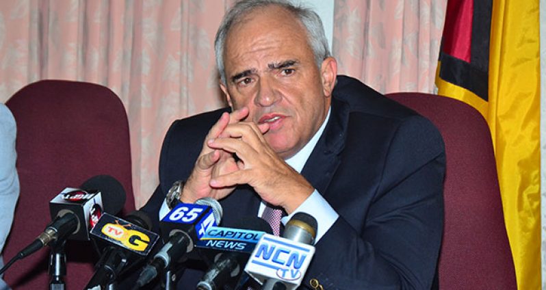 UNASUR Secretary General, Dr. Ernesto Samper Pizano (Photo by Adrian Narine)